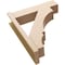 Ekena Millwork 8-in W x 30-in D x 36-in H Balboa Block Rough Cedar Woodgrain TimberThane Outlooker, Primed Tan OUTUR080X30X36BOA44RCPR - alternate 4